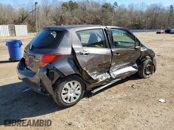 2015 Toyota Yaris L with VIN VNKKTUD36FA042758, listed as a Copart auction lot 45581635 with 112,941 mi miles and Salvage Title. Bid and sale history available at DreamBid. Image 3.