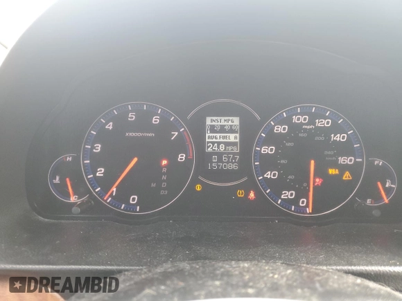 2008 Acura TSX с VIN JH4CL96858C013986, выставлен на аукционе Copart как лот 63142795 с пробегом 157 086 миль миль и Списание • Salvage title. История ставок и продаж доступна на DreamBid. Изображение 9.