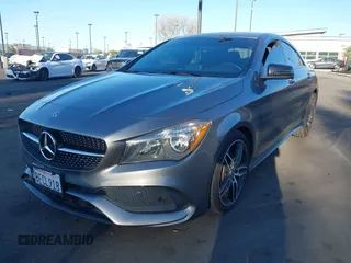 2018 Mercedes-Benz CLA 250 with VIN WDDSJ4EB0JN695467, listed as a IAAI auction lot 42024593 with 59,622 mi miles and . Bid and sale history available at DreamBid. Image 2.