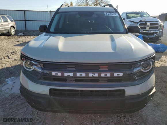 2024 Ford Bronco Sport Big Bend with VIN 3FMCR9B63RRF12918, listed as a Copart auction lot 83680784 with 1,270 mi miles and Salvage Title. Bid and sale history available at carsss.com. Image 5.