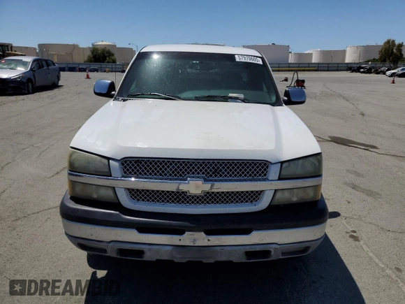 2005 Chevrolet Silverado 1500 Work Truck with VIN 1GCEC19X25Z301634, listed as a Copart auction lot 57970605 with 173,372 mi miles and Salvage title. Bid and sale history available at DreamBid. Image 5.
