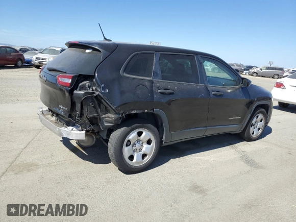2016 Jeep Cherokee Altitude with VIN 1C4PJLAB2GW126428, listed as a Copart auction lot 56149585 with 214,359 mi miles and Salvage Title. Bid and sale history available at DreamBid. Image 3.