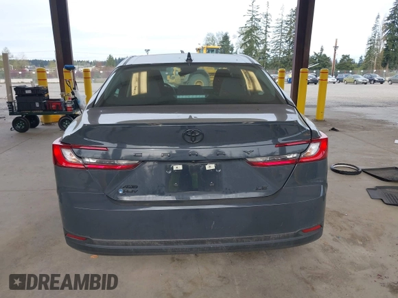 2025 Toyota Camry LE с VIN 4T1DBADK3SU514686, выставлен на аукционе IAAI как лот 42010297 с пробегом 6 232 миль миль и . История ставок и продаж доступна на DreamBid. Изображение 16.