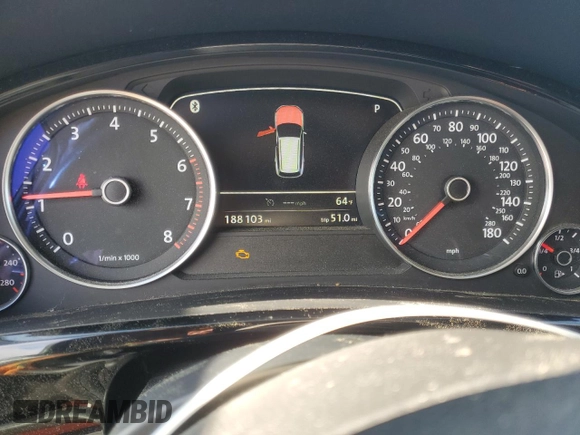 2014 Volkswagen Touareg Sport with VIN WVGEF9BP0ED005648, listed as a Copart auction lot 53230315 with 188,103 mi miles and Clean Title. Bid and sale history available at DreamBid. Image 9.