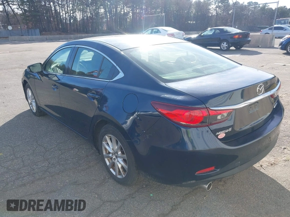 2015 Mazda 6 i Sport with VIN JM1GJ1U53F1220971, listed as a IAAI auction lot 41524727 with 105,436 mi miles. Bid and sale history available at carsss.com. Image 3.