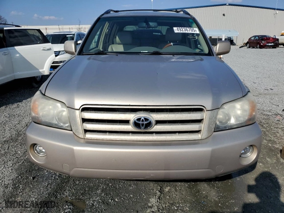 2007 Toyota Highlander w/3rd Row with VIN JTEDP21A070130608, listed as a Copart auction lot 49236705 with 267,420 mi miles and Salvage Title. Bid and sale history available at carsss.com. Image 5.