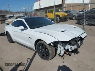2019 Ford Mustang GT with VIN 1FA6P8CF1K5134323, listed as a IAAI auction lot 41655057 with 22,912 mi miles. Bid and sale history available at carsss.com. Image 1.