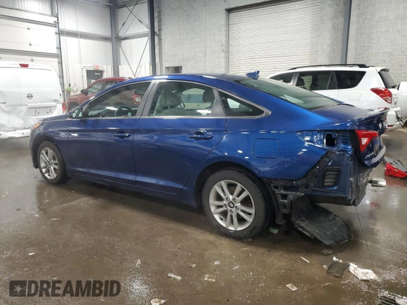 2017 Hyundai Sonata SE with VIN 5NPE24AF1HH543656, listed as a Copart auction lot 45028785 with 87,274 mi miles and Salvage Title. Bid and sale history available at carsss.com. Image 2.