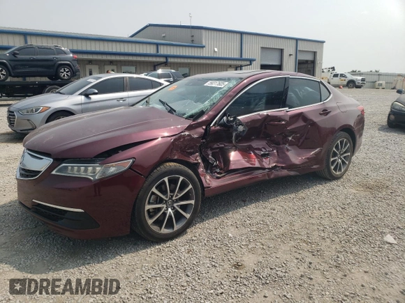 2016 Acura TLX Technology with VIN 19UUB2F55GA010961, listed as a Copart auction lot 59317605 with Not provided miles and Salvage title. Bid and sale history available at DreamBid. Image 1.