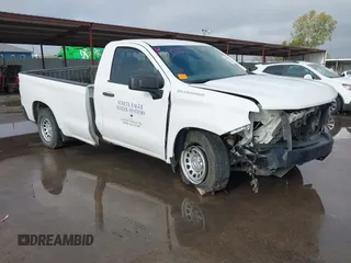 2020 Chevrolet Silverado 1500 Work Truck with VIN 3GCNWAEF8LG308802, listed as a IAAI auction lot 41090222 with 144,193 mi miles. Bid and sale history available at carsss.com. Image 1.