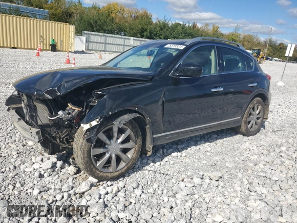 2012 Infiniti EX Journey with VIN JN1AJ0HRXCM452056, listed as a Copart auction lot 75519524 with 92,030 mi miles and Salvage Title. Bid and sale history available at carsss.com. Image 1.
