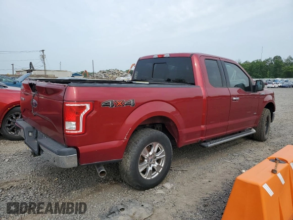 2016 Ford F-150 XLT with VIN 1FTEX1EP1GFD36874, listed as a Copart auction lot 60277505 with 66,688 mi miles and Clean title. Bid and sale history available at DreamBid. Image 3.