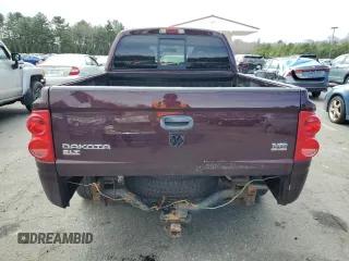 2005 Dodge Dakota SLT with VIN 1D7HW48N95S167516, listed as a Copart auction lot 49378105 with Not Provided miles and Salvage Title. Bid and sale history available at DreamBid. Image 6.