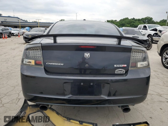 2007 Dodge Charger SRT-8 with VIN 2B3KA73W17H787515, listed as a Copart auction lot 55946524 with 133,295 mi miles and Salvage Title. Bid and sale history available at carsss.com. Image 6.