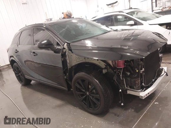2024 Lexus RX 500h F Sport Performance with VIN 2T2BCMEAXRC018321, listed as a IAAI auction lot 41979819 with 8,184 mi miles and . Bid and sale history available at DreamBid. Image 1.