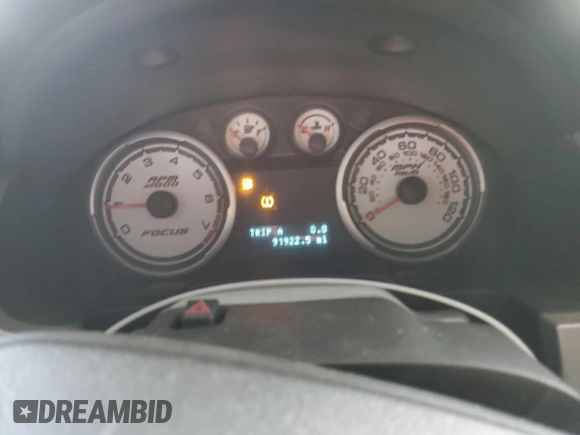 2009 Ford Focus SES with VIN 1FAHP36N79W189913, listed as a Copart auction lot 53106865 with 91,922 mi miles and Salvage Title. Bid and sale history available at carsss.com. Image 9.
