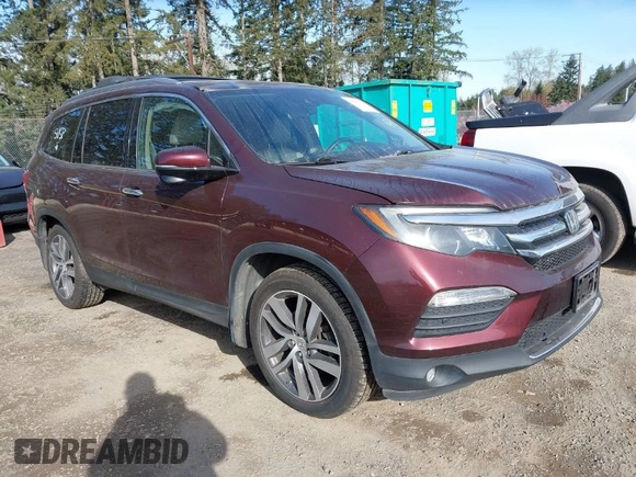 2016 Honda Pilot Touring with VIN 5FNYF6H99GB094933, listed as a IAAI auction lot 41967730 with 98,841 mi miles. Bid and sale history available at carsss.com. Image 1.