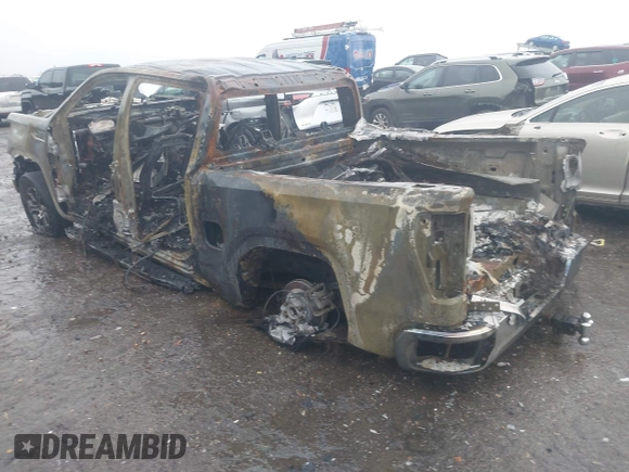 2023 GMC Sierra 1500 with VIN 1GTUUBE80PZ174821, listed as a IAAI auction lot 41224401 with Not Provided miles and . Bid and sale history available at DreamBid. Image 3.