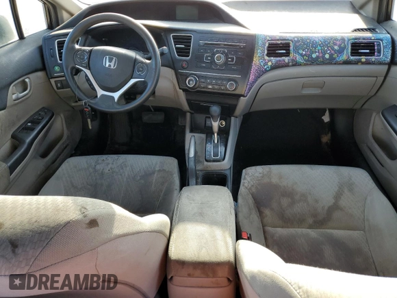 2015 Honda Civic Sedan LX with VIN 2HGFB2F54FH566574, listed as a Copart auction lot 52797175 with 116,822 mi miles and Salvage Title. Bid and sale history available at carsss.com. Image 8.