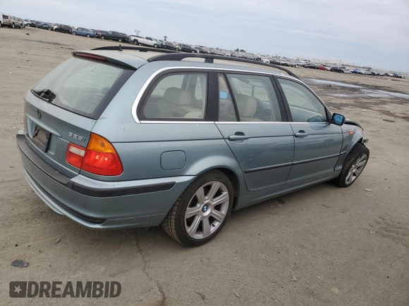 2003 BMW 3 Series 325i with VIN WBAEN33443PC12127, listed as a Copart auction lot 45058375 with 118,279 mi miles and Salvage Title. Bid and sale history available at carsss.com. Image 3.