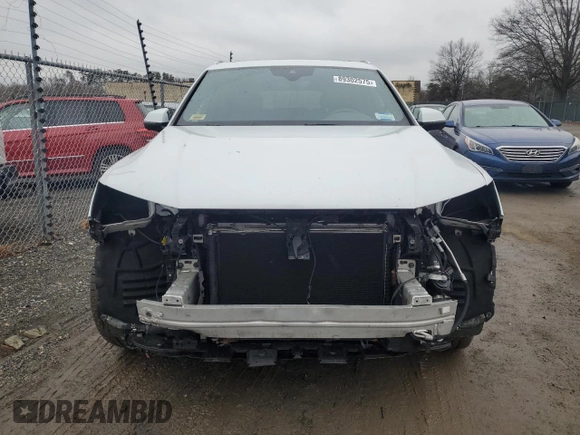 2021 Audi Q7 Premium Plus with VIN WA1LJAF7XMD028322, listed as a Copart auction lot 89302575 with 56,214 mi miles and Salvage title. Bid and sale history available at DreamBid. Image 5.