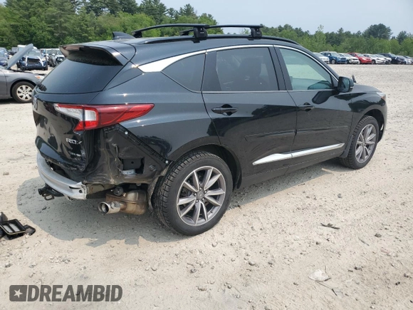 2020 Acura RDX Technology with VIN 5J8TC2H57LL006740, listed as a Copart auction lot 59272975 with 62,788 mi miles and Salvage title. Bid and sale history available at DreamBid. Image 3.