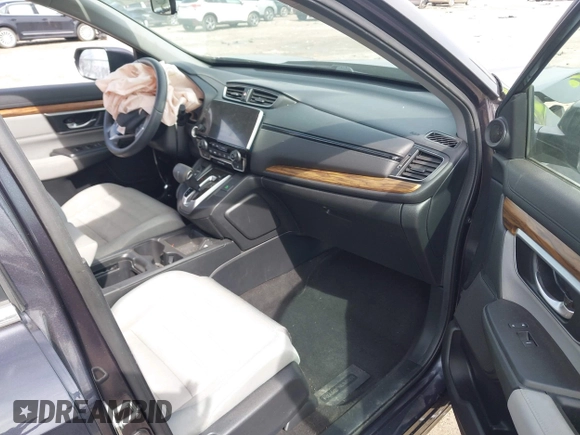 2019 Honda CR-V EX with VIN 2HKRW1H56KH507065, listed as a IAAI auction lot 41835128 with 75,093 mi miles. Bid and sale history available at carsss.com. Image 5.