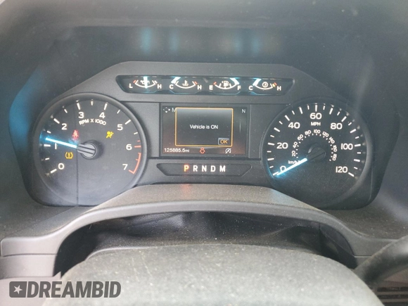 2020 Ford F-150 XL with VIN 1FTEW1CP3LFA33644, listed as a Copart auction lot 57151375 with 125,885 mi miles and Salvage title. Bid and sale history available at DreamBid. Image 9.
