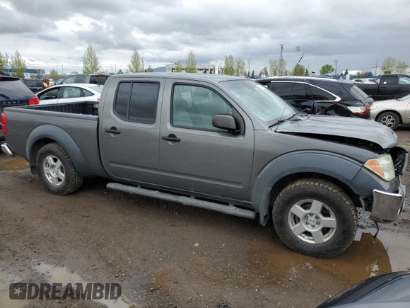 2008 Nissan Frontier LE with VIN 1N6AD09W58C411210, listed as a Copart auction lot 56664755 with 286,386 mi miles and Salvage title. Bid and sale history available at DreamBid. Image 4.