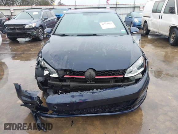 2017 Volkswagen Golf GTI S with VIN 3VW5T7AU3HM069990, listed as a IAAI auction lot 41554093 with 88,216 mi miles. Bid and sale history available at carsss.com. Image 6.