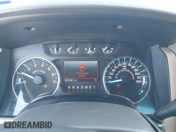 2012 Ford F-150 XL with VIN 1FTFW1CF3CFA85240, listed as a IAAI auction lot 41809630 with 220,199 mi miles. Bid and sale history available at carsss.com. Image 15.
