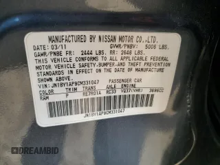 2012 Infiniti M with VIN JN1BY1AP9CM331047, listed as a Copart auction lot 49730015 with 125,263 mi miles and Salvage Title. Bid and sale history available at DreamBid. Image 13.
