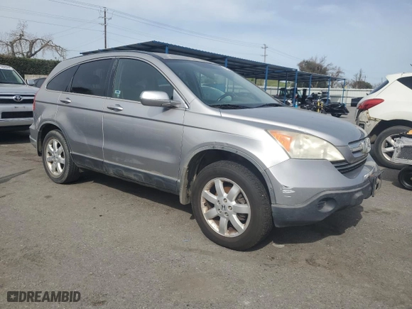 2007 Honda CR-V EX-L with VIN JHLRE38747C017228, listed as a Copart auction lot 49539515 with 281,768 mi miles and Clean Title. Bid and sale history available at carsss.com. Image 4.