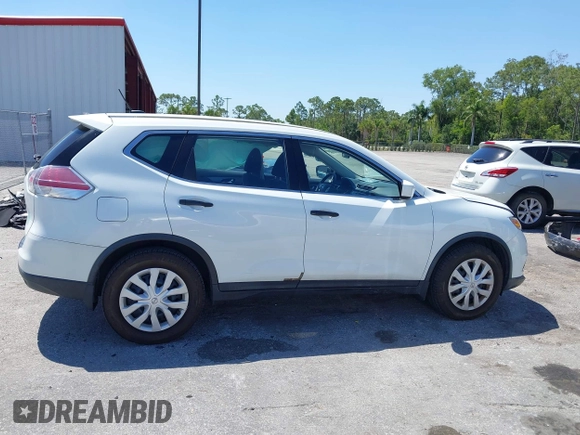 2016 Nissan Rogue S with VIN KNMAT2MT5GP614099, listed as a IAAI auction lot 42044016 with 15,563 mi miles. Bid and sale history available at carsss.com. Image 14.