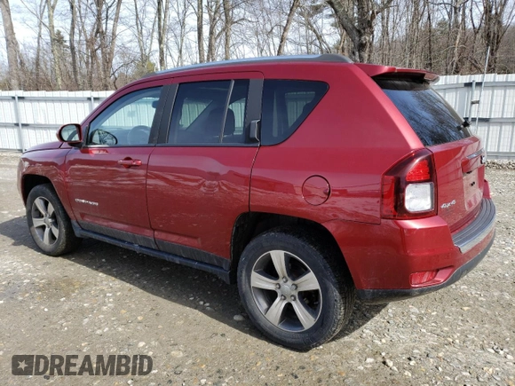 2016 Jeep Compass High Altitude Edition with VIN 1C4NJDEB7GD653853, listed as a Copart auction lot 43242863 with 73,977 mi miles. Bid and sale history available at carsss.com. Image 2.