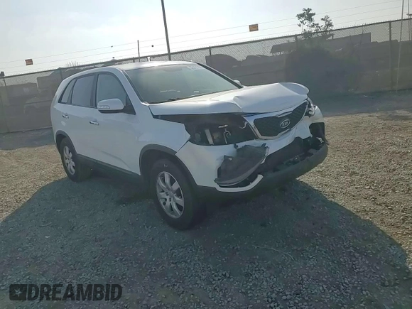 2013 Kia Sorento LX with VIN 5XYKT3A14DG334802, listed as a Copart auction lot 62551155 with 110,915 mi miles and Salvage title. Bid and sale history available at DreamBid. Image 14.