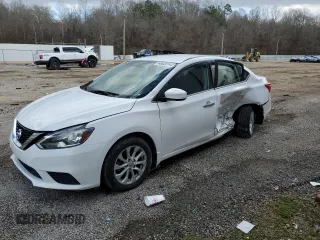 2019 Nissan Sentra SR with VIN 3N1AB7AP2KY335582, listed as a Copart auction lot 43028745 with 67,354 mi miles and Salvage Title. Bid and sale history available at carsss.com. Image 1.
