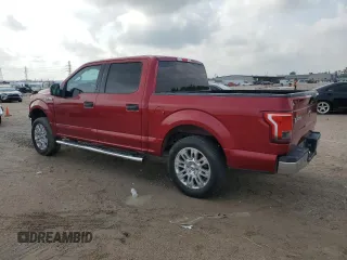 2016 Ford F-150 XLT with VIN 1FTEW1C86GKD79757, listed as a Copart auction lot 54757115 with 161,535 mi miles and Salvage title. Bid and sale history available at DreamBid. Image 2.