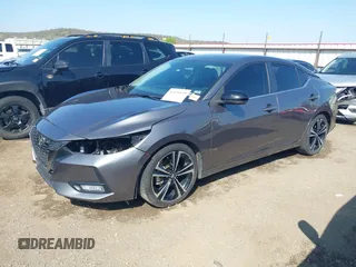 2021 Nissan Sentra SR with VIN 3N1AB8DV7MY288973, listed as a IAAI auction lot 41918925 with 33,174 mi miles and . Bid and sale history available at DreamBid. Image 19.