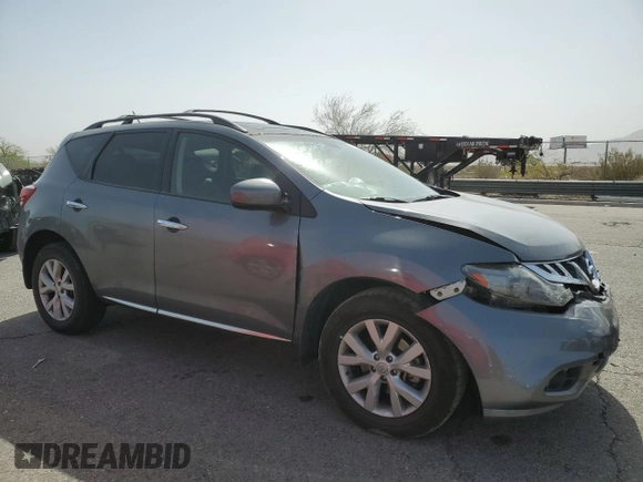 2014 Nissan Murano SV with VIN JN8AZ1MU4EW416929, listed as a Copart auction lot 71311544 with 101,946 mi miles and Salvage Title. Bid and sale history available at carsss.com. Image 4.