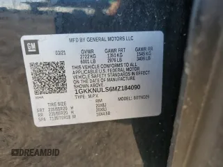 2021 GMC Acadia SLT z VIN 1GKKNULS6MZ184090, wystawiony jako Copart lot #48767995 z przebiegiem 76 512 mil mil oraz Szkoda całkowita • Salvage title. Historia ofert i sprzedaży dostępna na DreamBid. Obrazek 15.