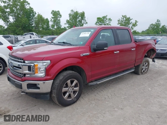 2018 Ford F-150 XL with VIN 1FTFW1E56JFE42735, listed as a IAAI auction lot 42382728 with 97,339 mi miles and . Bid and sale history available at DreamBid. Image 17.