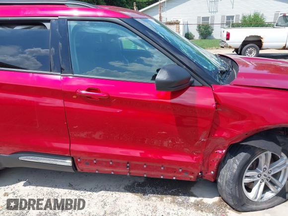 2023 Ford Explorer XLT with VIN 1FMSK8DH3PGB69184, listed as a IAAI auction lot 42674482 with 56,547 mi miles and . Bid and sale history available at DreamBid. Image 18.