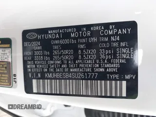 2025 Genesis GV80 Advanced z VIN KMUHBESB4SU261777, wystawiony jako IAAI lot #42147098 z przebiegiem 2 632 mil mil oraz . Historia ofert i sprzedaży dostępna na DreamBid. Obrazek 9.