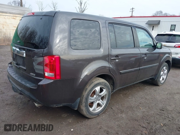 2013 Honda Pilot EX-L with VIN 5FNYF4H76DB016821, listed as a IAAI auction lot 41477343 with 129,689 mi miles and . Bid and sale history available at DreamBid. Image 4.