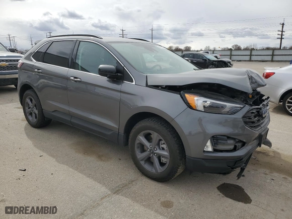 2022 Ford Edge SEL with VIN 2FMPK4J93NBB11379, listed as a Copart auction lot 48955395 with 18,867 mi miles and Salvage Title. Bid and sale history available at carsss.com. Image 4.