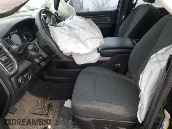 2019 Ram 2500 Big Horn with VIN 3C6UR5DJXKG720872, listed as a Copart auction lot 57288355 with Not provided miles and Salvage title. Bid and sale history available at DreamBid. Image 7.