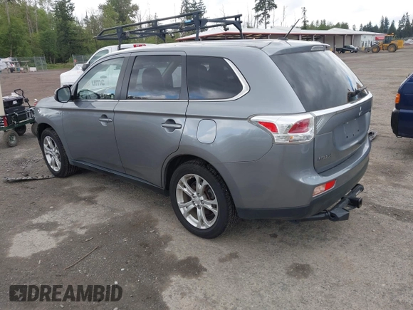 2014 Mitsubishi Outlander GT with VIN JA4JZ4AX9EZ017406, listed as a IAAI auction lot 42291696 with 107,680 mi miles and . Bid and sale history available at DreamBid. Image 3.