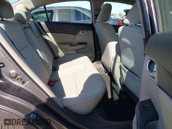 2014 Honda Civic Sedan EX with VIN 19XFB2F86EE272712, listed as a IAAI auction lot 41978115 with 189,123 mi miles. Bid and sale history available at carsss.com. Image 8.