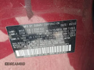 2024 Subaru Outback Limited с VIN 4S4BTANC8R3111136, выставлен на аукционе IAAI как лот 40354926 с пробегом 20 687 миль миль и . История ставок и продаж доступна на DreamBid. Изображение 9.